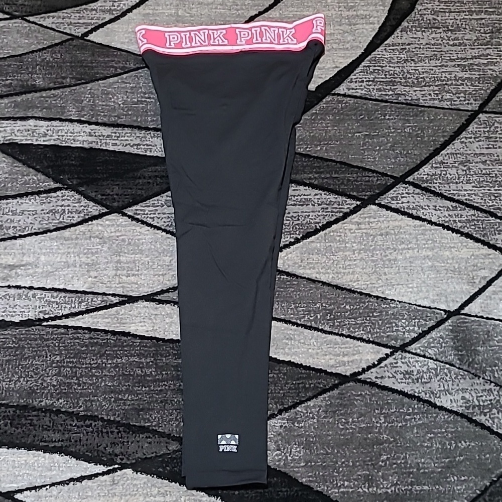 VS PINK 2015 REVERSIBLE LOGO LEGGINGS